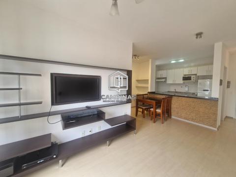 Apartamento para alugar em Campinas, Jardim Brasil, com 1 suíte, com 50 m², Edifício Chicago