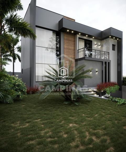 Sobrado à venda em Campinas, Loteamento Caminhos de São Conrado (Sousas), com 3 suítes, com 215 m²