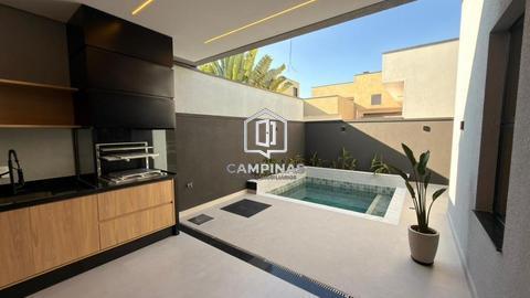 Casa à venda em Paulínia, Vila Monte Alegre, com 3 suítes, com 200 m², Terras da Estancia