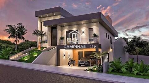 Casa à venda em Campinas, Swiss Park, com 3 quartos, com 220 m², Residencial Glarus